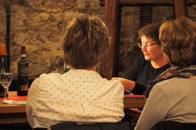 Dorothée Grütering bei der Lesung Dorothée Grütering liest vor